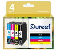 Gureef Compatible with 604XL Ink Cartridge Multipack for Epson XP2200 ink cartridges Expression Home XP-2205 XP-3200 XP-3205 XP-4200 XP-4205 Workforce WF-2930 WF-2935 (4 Pack)