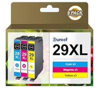Gureef for 29XL Ink Cartridge Replacement for 29 29 XL Ink Cartridge for Expression Home XP-342 XP-335 XP-235 XP-442 XP-352 XP-247 XP-255 XP-332（9P