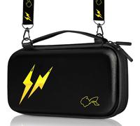 Gurgitat Carrying Case for Nintendo Switch Lite Travel Carry Cases Hard Shell Protective Cover Strap Lightning Cute Girls Boys Accessories Storage Protector Pouch Bag for Nintendo Switch Lite 2019