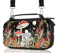 Gurgitat for Nintendo Switch 2 Carrying Case - Black Skull Cute Cool Design with Handle and Strap for Switch 2 2025 Travel Cases Portable Storage Carry Protective Hard Shell for Boys Teens Girls