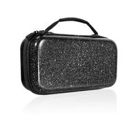 Gurgitat for Nintendo Switch 2 Carrying Case - Glittering Black Cute Cool Design with Handle and Strap for Switch 2 2025 Travel Cases Portable Storage Carry Protective Hard Shell for Girls Boys