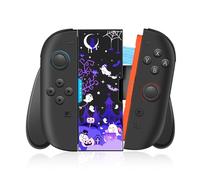 Gurgitat Joy-Con Grip for Nintendo Switch 2 - Joy-Con 2 Ergonomic Controller Handheld Comfort Grip Cute Cartoon Anime Design for Women Men Boys Girls Teens, Purple Spooky