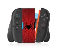 Gurgitat Joy-Con Grip for Nintendo Switch 2 - Joy-Con 2 Ergonomic Controller Handheld Comfort Grip Cute Cartoon Anime Design for Women Men Boys Girls Teens, Red Spdr