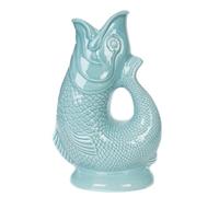 Gurgly Iconic Duck Egg Glug Jug Large 28cm 1.4L - Fish Water Jug, Decorative Fish Vase, Ornament, Carafe