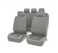 GuriDo Car Seat Covers Full Set for Vauxhall Astra H 2004-2009, Leather Full Surround Front Rear Seat Protector Interior Accessories,H/Grey