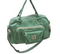 Gurkha Hemp Laptop & Travel Bag | Handmade Eco-Friendly Shoulder & Hand Carry 19" Large | 2 Large Compartments, Laptop Sleeves 14", Multiple Zipper Pockets | Sustainable Hemp Cotton Blend