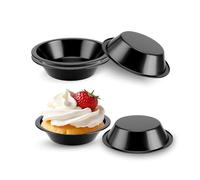 Gurlideo 5 Pieces Mini Pie Pans, 5 Inch Small Round Cake Pan, Round Pie Tins for Oven and Instant Pot Baking Chicken Pot Pies, Quiches, Fruit Pies