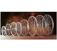 GURPIL 64218 Rear Wheel 700 X 28C Radios Con Tuerca Aluminum for cyclists, built for smooth riding and bike upkeep, aluminum