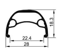 Gurpil Btt 27.5´´ 6b Disc Mtb Rear Wheel 9 x 135 mm Black