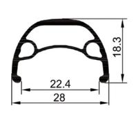 Gurpil Btt 8-11s 27.5´´ 6b Disc Mtb Rear Wheel 9 x 135 mm Black