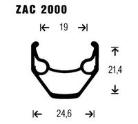 Gurpil Zac Inox 26´´ 6-7s Tubeless Mtb Rear Wheel