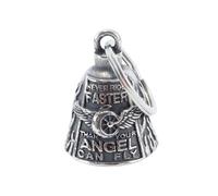 Gurtt 1 Piece Biker Bell, Motorcycle Bell with Key Ring, Guardian Bells, Motorcycle, Ideal Accessory & Gift for Bikers