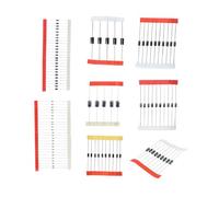 Gurtt 100pcs Rectifier Diodes Assortment Kit with 8 Values 1N4148 1N4007 1N5819 1N5399 1N5408 1N5822 FR107 FR207