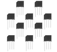 Gurtt 10pcs KBP307 Bridge Rectifier Diode Single Phase, 700 V/3A,Full Wave 3 Amp 700Volt Electronic Silicon Diodes,4Pins
