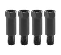 Gurtt 4pcs M10x1.25 Mirror Risers Motorbike Mirror Extenders Mirrors Adapter Height Adjustment LH RH Thread