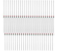 Gurtt 50 Pieces 1N34A Germanium Diode 50mA 65V Low Voltage Drop Diode for AM FM TV IF Radio Circuits