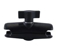 Gurtt Double Socket Arm Mount, 3.5in/ 90mm Aluminum Alloy Double Socket Arm for RAM Mount Phone Holder Bike Motorcycle for 1in/25mm Ball