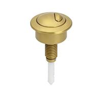 Gurtt Gold Brushed Dual Flush Toilet Push Button, Adjustable Flusher for Twyford Optima 49, Lightweight ABS Toilet Flush Button with Water-Saving Dual Function