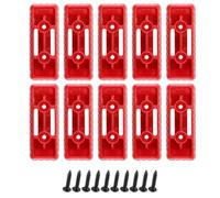 Gurtt Mounting Feet (Red) Robust Attachment for Tool Box Safe and Stable Assembly Compatible with Packout System - Pack Of 10