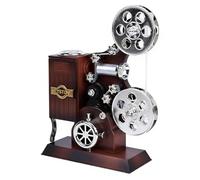 Gurtt Nostalgic Projector Music Box,Movie Projector Music Box for Birthday Home Study Decoration Durable