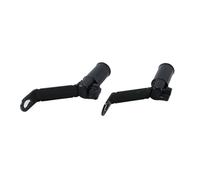 Gurtt Pack Of 2 Motorcycle Rear View Mirror Extension Multi-Function Holder Mirror Riser Extension Adapter for Motorcycle Scooter Black
