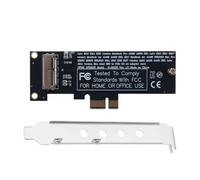Gurtt PCI-E 1X to 12+16 Pin Solid State Drive SSD Conversion Card Adapter with Metal Sheet Compatible with Mac Pro Air 2013-2017 A1493 A1502 A1465 A1466