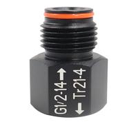 Gurtt Soda CO2 Pressure Regulator Adapter, Female TR21-4 Soda Cylinder to Male G1/2 Co2 Tank for Aquariums, Brewing