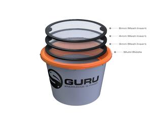 Guru Bait Riddle Multi Mesh Groundbait Maggot Fishing Bucket Angling Accessory