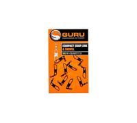 Guru - Compact Size 14 Snap Link and Swivel - Size 14 Fishing Connector, Anti Tangle Smooth Rotation, Quick Change Snap Link for Feeder Bomb and Float Fishing