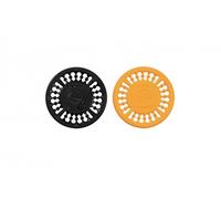 Guru Guru Slider Bead - Black & Orange