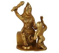 GURU JEE Brass Murti Hindu Goddess Maa Baglamukhi Idol Figurine Religious Gifts For Home Decor Pooja Mandir Temple