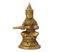 GURU JEE™ Brass Statue Goddess Annapurna Devi Idol Small Annapurna Goddess of Food Collectible Sculpture Religious Gifts Showpiece for Home Mandir Temple
