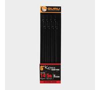 Guru Kaizen Pole Rigs 6 Inch Size 14 - Black, Black