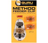 Guru Method Feeder Clip Rig Control System Pack of 3 - Large