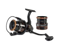 Guru - N-Gauge Pro 4000 Reel (Plus Spare Spool) - All Round Coarse and Match Fishing Reel, 7+1 Stainless Ball Bearings, Graphite Carbon Body