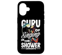 Guru of Singing in the Shower Funny Music Lover Case for iPhone 16