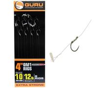 Guru QM1 4" Speed Stop Hair Rigs Barbless (Size 10 9lb)