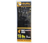 Guru QM1 4" Speed Stop Hair Rigs Barbless (Size 12 9lb)