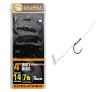 Guru QM1 4" Speed Stop Hair Rigs Barbless (Size 14 7lb)