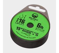 Guru Qm1 Standard Hair Rig 15" - Green, Green