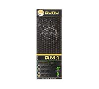 Guru QM1 Standard Hair Rigs 4" Qty 8 (Size 12 7lb)