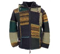Guru-Shop Patchwork Hoodie Jacket multicolour M