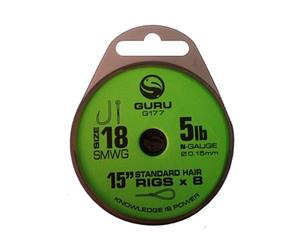 Guru SMWG Standard Hair Rig 15" - Size 12 (0.19mm)
