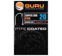 Guru Hooks Super LWG Eyed PTFE Coated 18