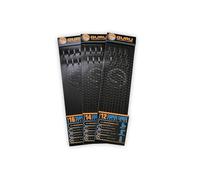 Guru Super LWGS Pole Rig 6" Size 12 to 6lb, Pole Fishing Ready Rig, Durable N-Gauge Line, SLWG Hook, 8 Hook Lengths per Pack