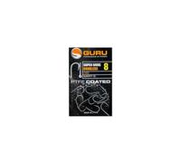 Guru - Super MWG Barbless | 08 - PTFE Coated Match Wide Gape Fishing Hooks, Forged Steel Eyed Barbed or Barbless, Strong Durable All Round Hook for Coarse and Commercial Fishing