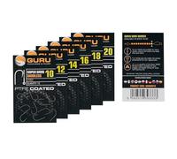 Guru Hooks Super MWG - Barbless Eyed PTFE Coated - Size 12