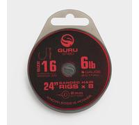 Guru Super Pellet Waggler Bait Band Fishing Rig 24" Size 16 - Red, Red