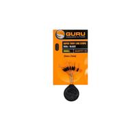 Guru Super Tight Line Stops Oval Black, Small, 5 mm x 2 mm, Qty 10 | Secure Line Grip, For Waggler & Feeder Fishing, Neat Rig Presentation
