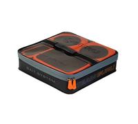 Guru - Team Bait System - 12L EVA Bait Storage Box with Tinted Water-Resistant Lid, 5 Ventilated Bait Boxes, Reinforced Carry Handle, Zip Pullers, Durable All-Weather Fishing Bait Organiser